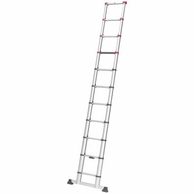 Hailo Teleskopleiter T80 Flexline 320 80 cm x 3,22 m (B x H) 150kg Aluminium eloxier