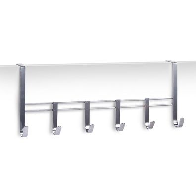 Zeller Present Türhängeleiste, 6-er, Metall verchromt