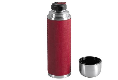 EMSA Isolierflasche 1 l Manschette rot