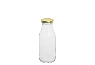 EmSy Saftflasche 250ml mit 43mm TO-Deckel gold