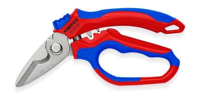 95 05 20 SB Gewinkelte Elektrikerschere mit Mehrkomponenten-Hüllen, glasfaserverstär