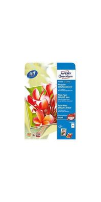 AVERY Zweckform Fotopapier Premium DIN A4 250g/m² weiß hochglänzend 20 Bl./Pack