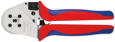 97 52 65 Vierdornpresszange für gedrehte Kontakte mit Mehrkomponenten-Hüllen verchro