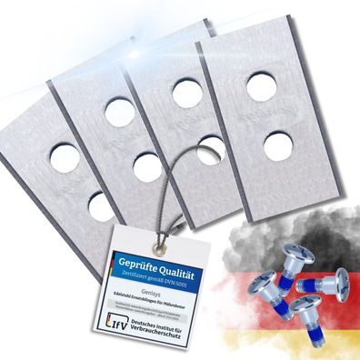 Ersatz Messer für Mammotion LUBA YUKA Mähroboter - 2-Loch bruchsicher Edelstahl