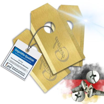 30 Ersatz Titan Messer Klingen für Segway Navimow Mähroboter 1-Loch bruchsicher