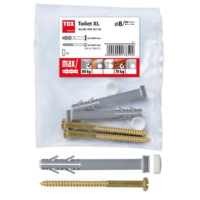 TOX Stand-WC-Befestigung Toilet XL weiß