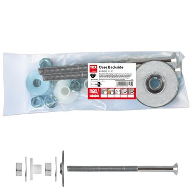 TOX Waschtischbefestigung Oase Backside