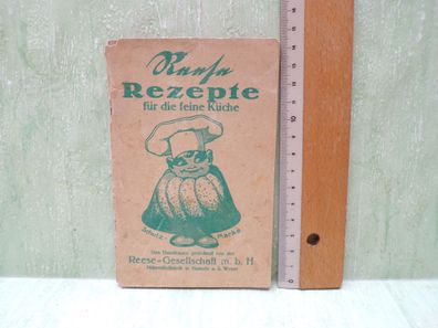 Reese Rezepte für die feine Küche Hameln Schutzmarke Sicherheitsbackpulver Backwunder