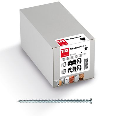 TOX Fensterrahmenschraube Window Pro FK 7,5x182 mm (100 Stk.)