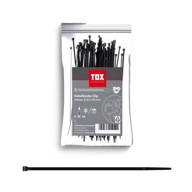 TOX Kabelbinder Clip 4,8x250 (100 Stk.)