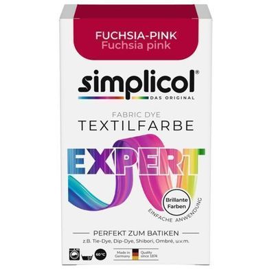 Simplicol Expert Stoff-Farbstoff Fuchsia-Rosa 150 g