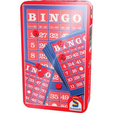 Bingo Mitbringspiel in Metalldose