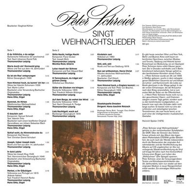 Peter Schreier - Weihnachtslieder (180g) - - (LP / P)
