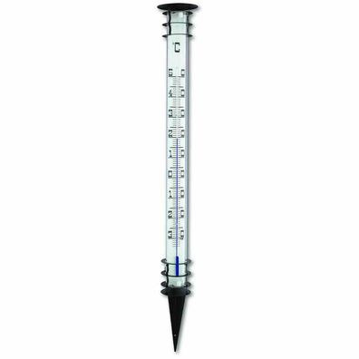 Analoges Gartenthermometer Jumbo aus Metall Höhe 115 cm, zum Einstecken in den Boden