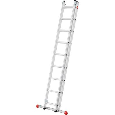 Hailo Aluminium-Schiebeleiter "S80 ProfiStep duo" 2 x 9 Sprossen