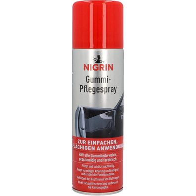 NIGRIN Gummipflege Spray Pflege für Gummiteile am Auto 300 ml Gummi Pflege