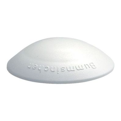 baumanti selbstklebender Wandtürstopper Kunststoff Wandtürpuffer Bummsinchen weiß