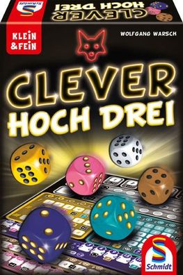 Clever hoch Drei Spiel