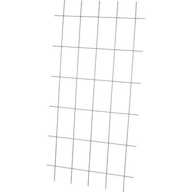 SIENA GARDEN Spalier 5strebig 150 x 75 cm hammerschlag mit SB-Reiter