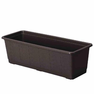 Geli Bewässerungskasten Aqua Gr.100 cm braun mit Wasserstandsanzeige