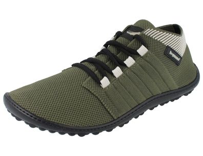 Leguano Beat Herren Barfußschuhe grün Textil