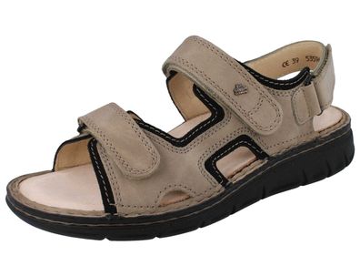 FINN Comfort Wanaka Soft Herren Sandale sand Nubukleder