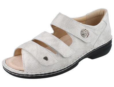 FINN Comfort Prophylaxe 96404 Damen Sandale taupe Glattleder