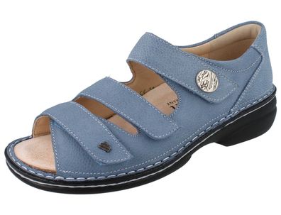 FINN Comfort Prophylaxe 96404 Damen Sandale hellblau Nubuk