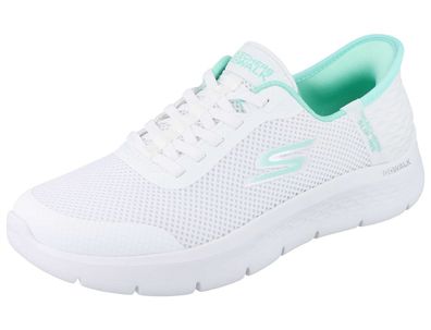Skechers Go Walk Slip-ins Damen Schlupfneaker weiß Textil