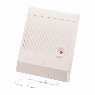 Metrox Flachverdunster weiß mit Anzeige 27 x 30 cm mit Einlage