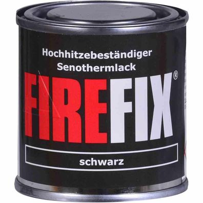 FireFix Ofenfarbe 125 ml Dose schwarz