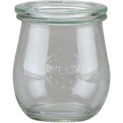 SIENA HOME Tulpe-Glas "Cucinare" Rundrand 220 ml Weck-Glas, Rundrand-Deckel