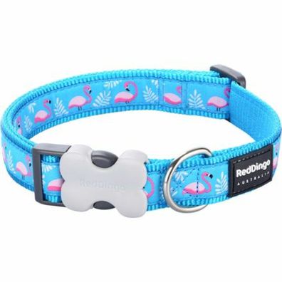 Halsband RD 20 mm x 30-47 cm - Flamingo Türkis