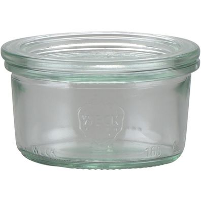 SIENA HOME Sturz-Glas "Cucinare" Rundrand 165 ml Weck-Glas, Rundrand-Deckel