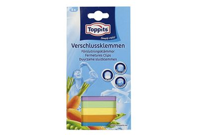 Melitta Verschluklemme 5er Karte farbig sortiert