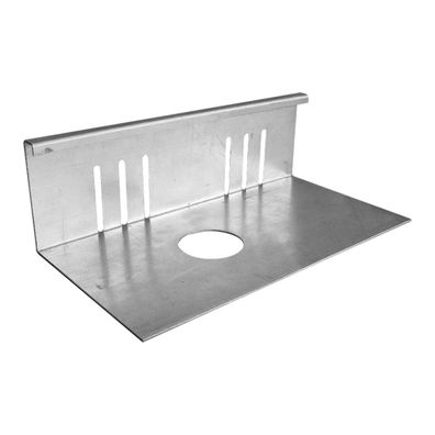 Kiesfangleisten aus Aluminium in L-Form 3 K Alu 1,5 gelocht - Länge: 2m