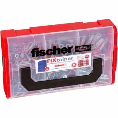 fischer FIXtainer - Duopower mit Schraube (210 Teile) Duopower + Schraube