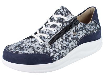 FINN Comfort Finnamic Hachiouji Damen Schnürschuhe indigo Nubukleder