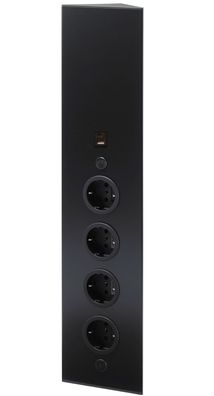 Küchensteckdose Riva 4-fach Ecksteckdose Küche 46-58cm USB A/C Pulverbeschichtet