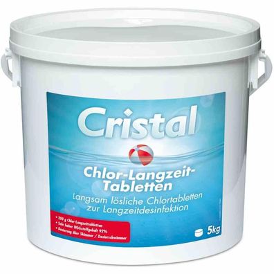 Cristal Chlor-Langzeit-Tabl.200 g 5 kg Eimer