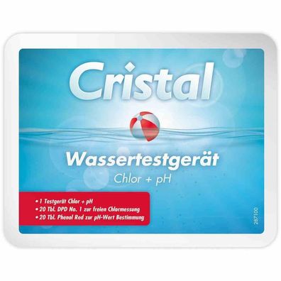 Cristal Wassertestgerät Chlor + pH