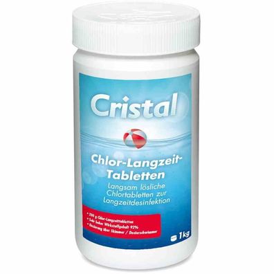 Cristal Chlor-Langzeit-Tabl.200 g 1 kg Dose