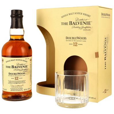 Balvenie 12 Jahre Double Wood + Glas