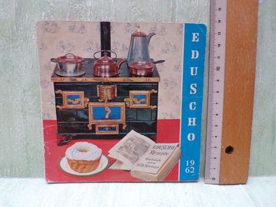 Eduscho 1962 Sonderheft Rezepte für Kaffee Tee Kakao Eduard Schopf Gebäck Süßspeisen