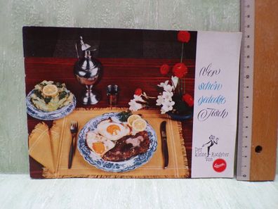 Eduscho Der schön gedeckte Tisch Der kleine Ratgeber Rezepte Cocktails