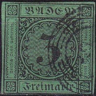 Germany Baden [1851] MiNr 0006 ( O/used ) [01]