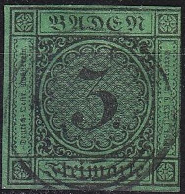 Germany Baden [1851] MiNr 0006 ( O/used ) [02]