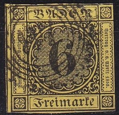 Germany Baden [1851] MiNr 0007 ( O/used ) [01]