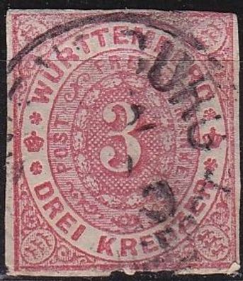 Germany Württemberg [1869] MiNr 0038 ( O/used ) [02]