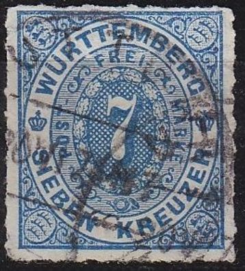 Germany Württemberg [1869] MiNr 0039 ( O/used ) [01]